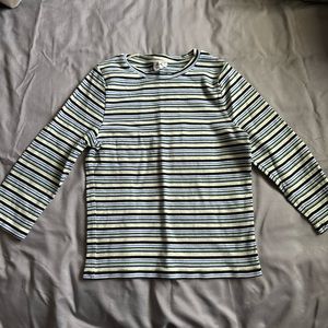 Cotton on striped long sleeve tee